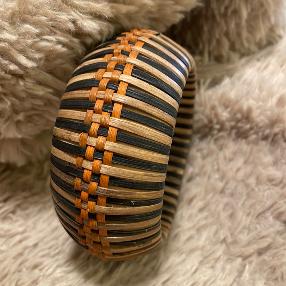 Wicker / bamboo bracelet